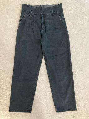 Mother the greaser paperbag pleat jeans